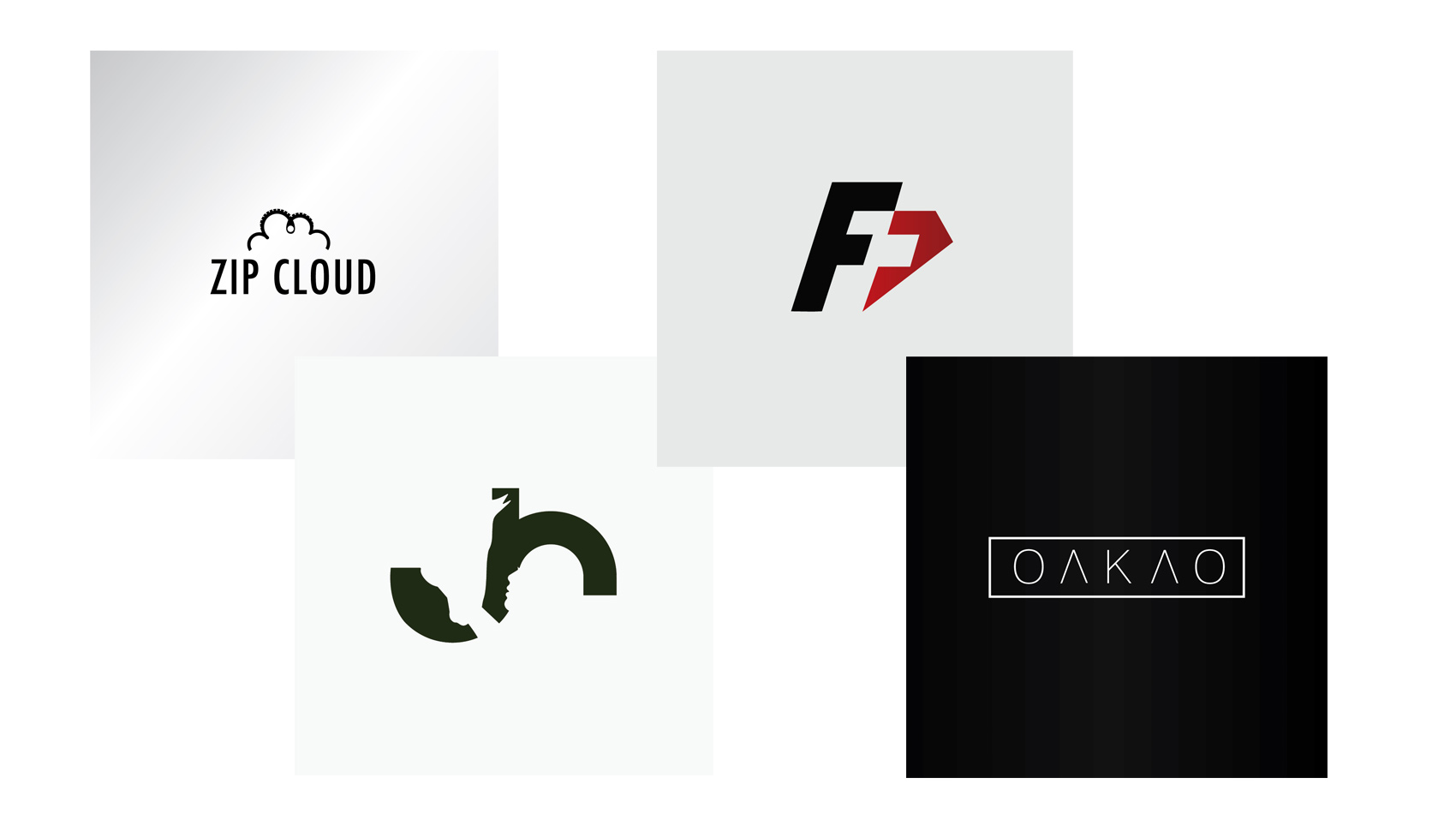 Four logos for different companies.